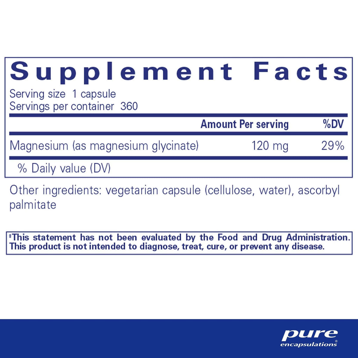 Magnesium Glycinate-90 capsules